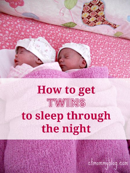 How to get twins to sleep through the night