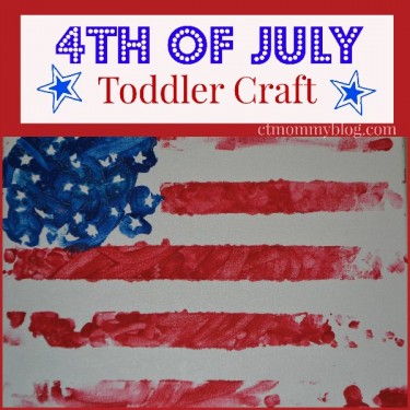 Toddler Flag Craft