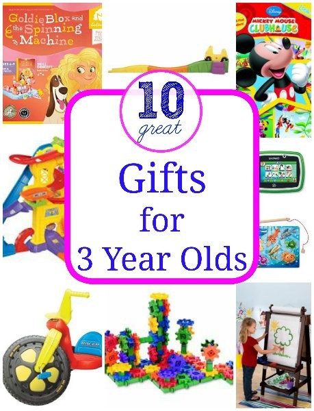 3 year birthday gift ideas