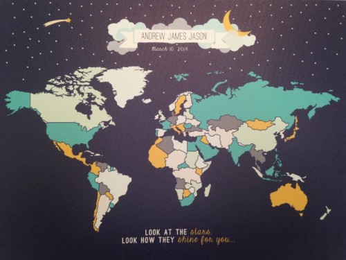 World Map Canvas